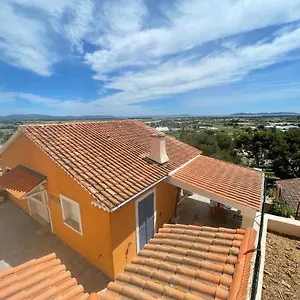 Villa Lou Pantaï Vue Mer Et Sur Porquerolles à Les Palmiers